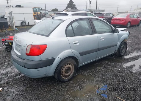 2007 Kia Rio Lx z USA, uszkodzony, nr VIN KNADE123X76268946